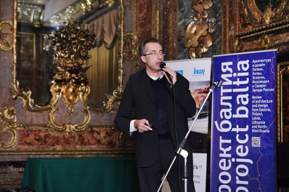 Лекция Сергея Чобана «Архитектура спорта» 11.10.2012. Фото: projectbaltia.com