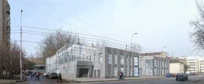 Administrative building in Pimenovsky lane
