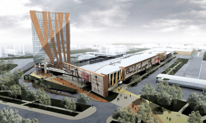 Multi-use retail and office complex, Tumen