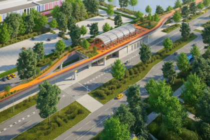 Парк монорельса в Москве Парк монорельса в Москве