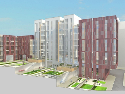 Residential complex in the 1st Truzhenikov side street Residential complex in the 1st Truzhenikov side street