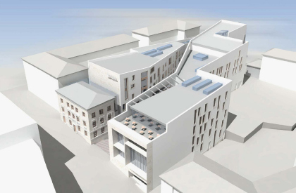 Shopping gallery with office spaces in Sevastopol city Shopping gallery with office spaces in Sevastopol city