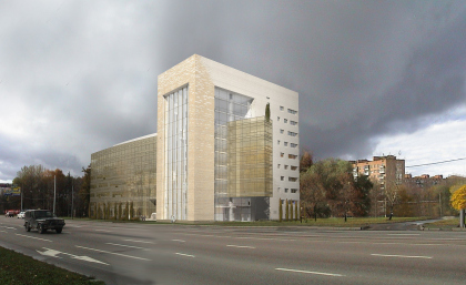 Office building with 4 level underground car parking, Mozhaiskoe highway (2010 version)