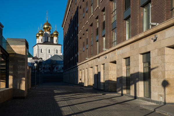 “Tsarskaya Stolitsa” housing complex  Copyright:  Evgeniy Gerasimov & Partners