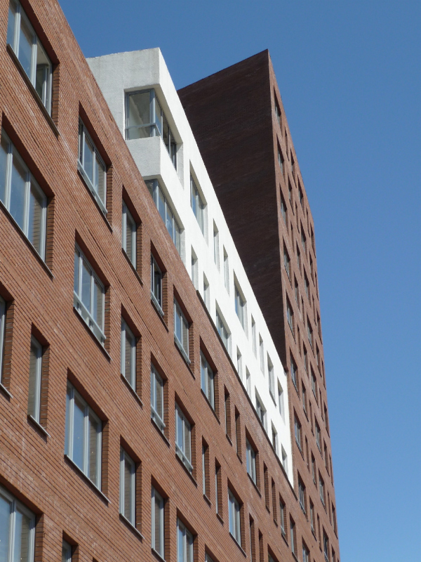 Novokraskovo housing complex. A facade fragment Copyright:  Ostozhenka Bureau