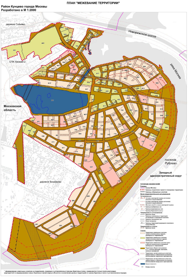 Area demarcation Copyright: Site Plan of the “Roblevo-Arkhangelskoe” territory