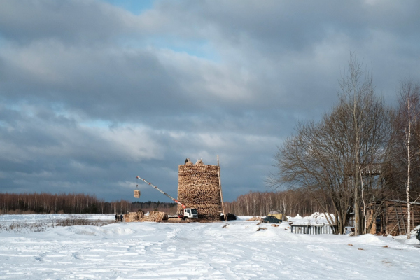Башня «Бастилия». Масленица-2019  © Николай Полисский, Никола-Ленивец