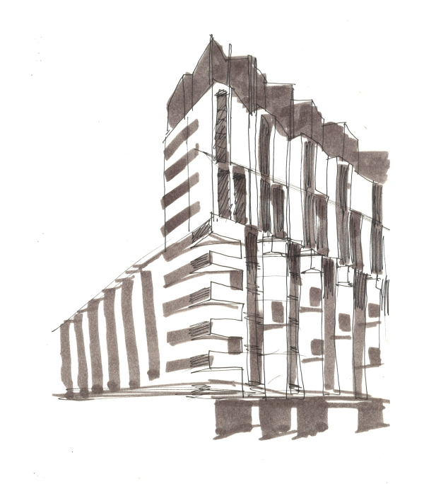 ZILART housing complex (Lot #4). Sketch 1 Copyright:  Mezonproekt