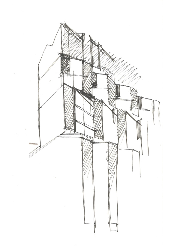 ZILART housing complex (Lot #4). Sketch 2 Copyright:  Mezonproekt