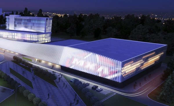 The competition project of an indoor sports complex. The 1st place Copyright:  A-Len