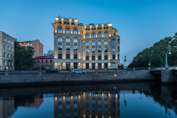 Клубный дом Art View House на набережной Мойки Фотография © Андрей Белимов-Гущин / Евгений Герасимов и партнеры