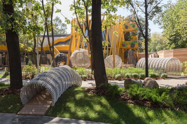 The children′s zone of the Moscow Zoo Copyright:  WOWHAUS