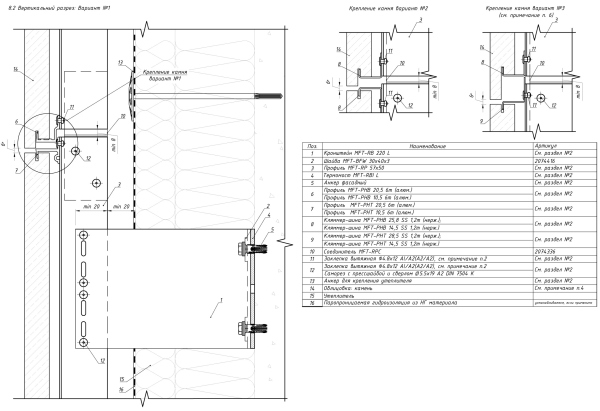 Межэтажная, или тяжелая, система для навесного вентилируемого фасада <noindex><a href=