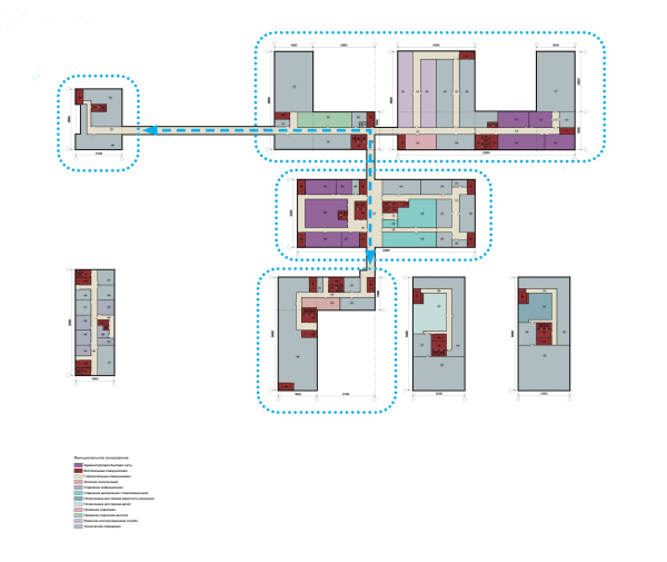 Health Constructor. Plan of the underground floor Copyright:  UNK project