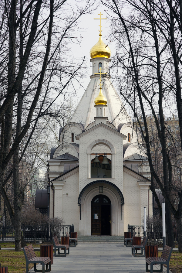 The west portal. Church of the Beheading of John the Baptist at the Novodevichy Convent Copyright:  Utkin Studio