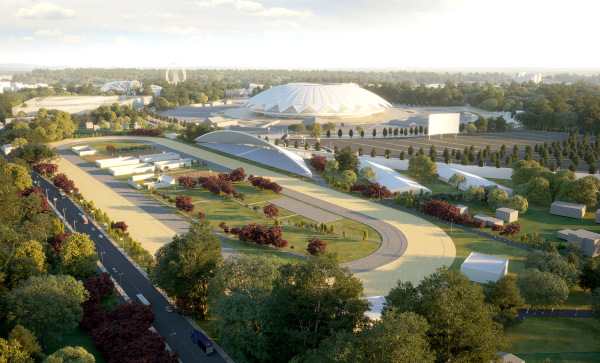 Конкурсный проект развития территории, прилегающей 
к стадиону «Самара Арена» KPMG, архитектурное бюро ASADOV, LAND Srl, Самарский государственный технический университет