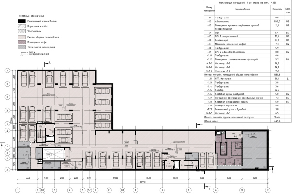 The “Steamer” house. Plan of the -1st floor Copyright:  Mezonproekt