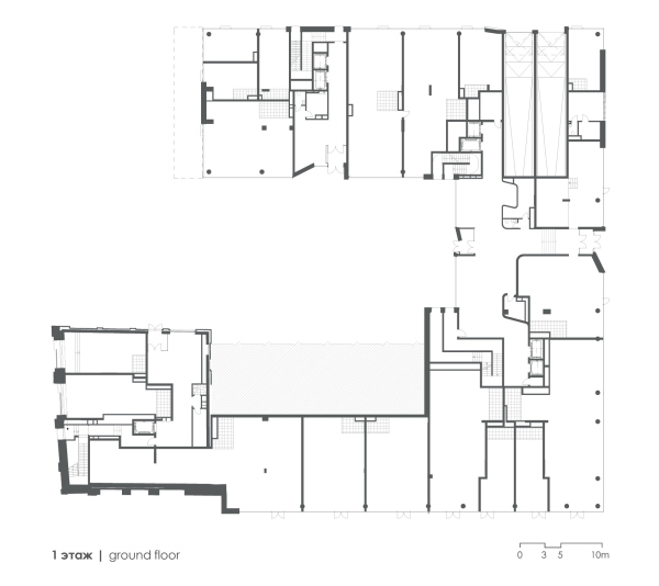 План первого этажа. Жилой дом Реномэ © ADM