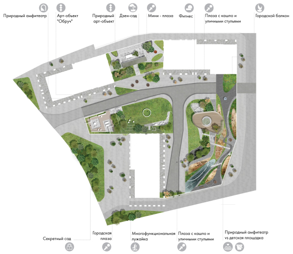 The master plan of Phase 1. EVER residential complex Copyright:  GAFA