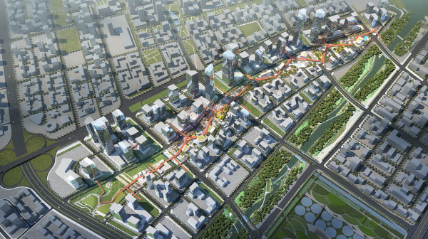 Qianhai Mawan Mile masterplan, Shenzhen, China    HASSELL