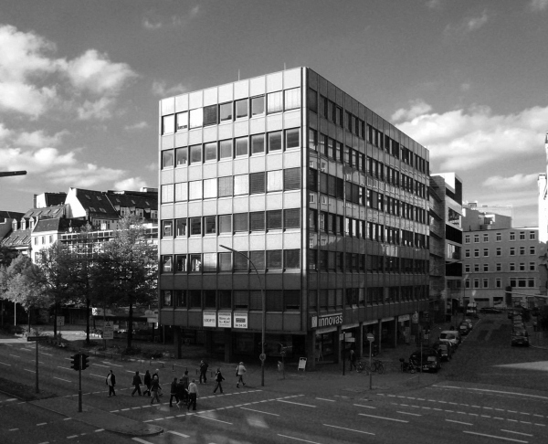 The KWK building in Hamburg before the reconstruction Copyright: Provided by Tchoban Voss Architekten
