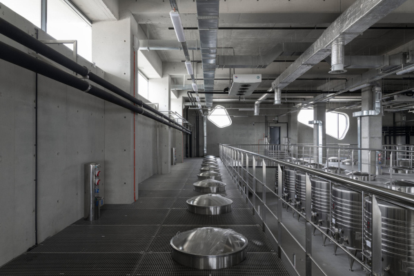 “Skalisty Bereg” winery, the interior Copyright: Photograph: Provided by Severin Project