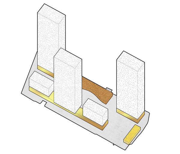 The functional zoning flowchart. MOD housing complex. The conceptual diagrams Copyright:  Kleinewelt Architekten