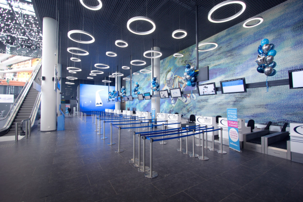 The passenger terminal at the Kemerovo Airport Copyright: Photograph  Andrey Asadov / provided by AB ASADOV