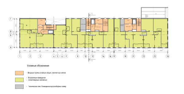 iLona housing complex. Plan at 0,000 elevation Copyright:  Anatoly Stolyarchuk Architectural Studio