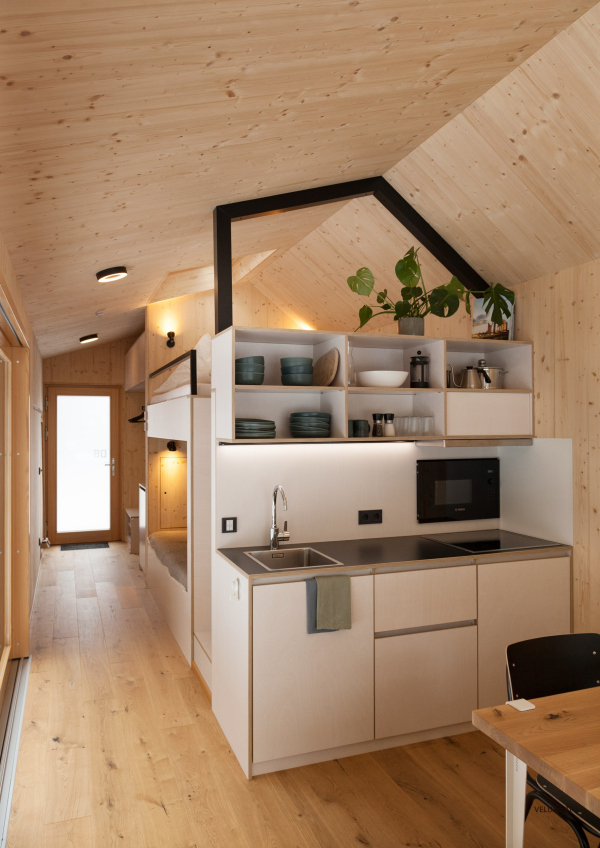 Holiday huts cabinski.at. Architects: Andreas Rauch and Simon Becker, Cabin One Фотография © Kasia Jackowska / предоставлена Velux