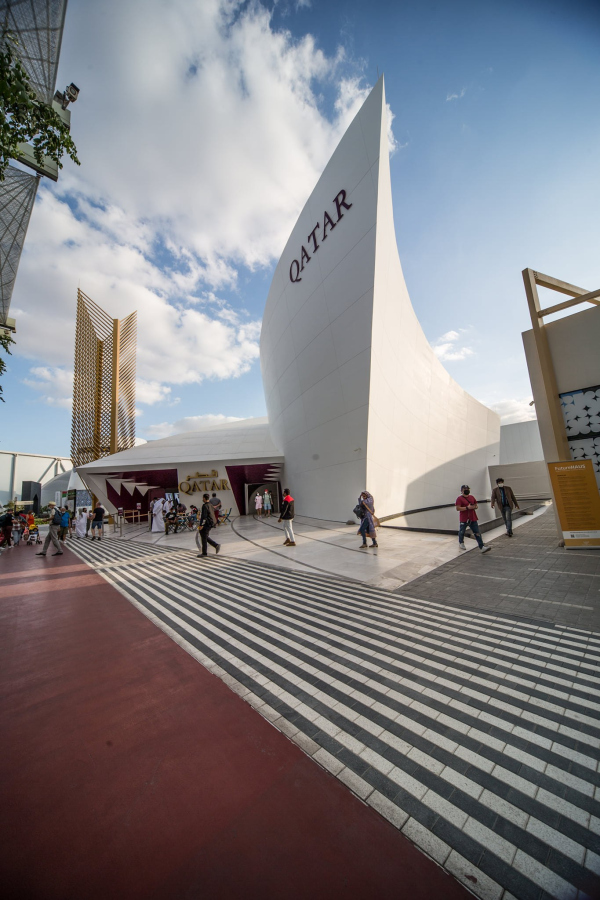 Павильон Катара, архитектор Сантьяго Калатрава, ЭКСПО 2020 Фотография © Григорий Ревзин