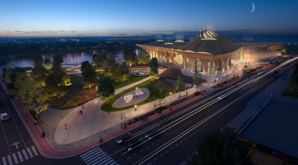 Театр Камала в Казани. Конкурсный проект, 2022 ТПО «Прайд», Zaha Hadid Architects, Atelier Ten, Theatre Projects