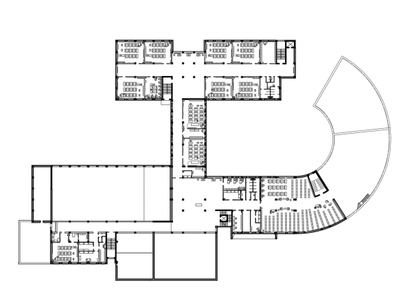 NB SCHOOL. План 3 этажа © ZROBIM architects
