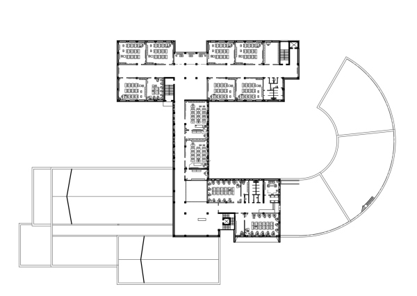 NB SCHOOL. План 4 этажа © ZROBIM architects