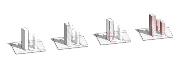 Схема построения фасадных компонентов © Генпро