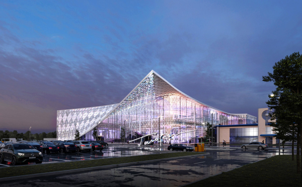 Аэропорт Оренбург имени Ю. А. Гагарина. Второй этап работ © Архитектурное бюро ASADOV