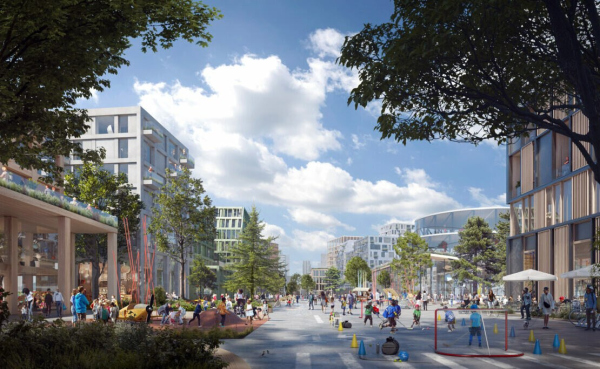 MASTERPLANNING: Downsview Framework Plan Henning Larsen, KPMB Architects, SLA Architects, Urban Strategies