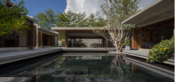 HOUSE and VILLA: The Flowing Garden More Than Arch Studio © Chao Zhang