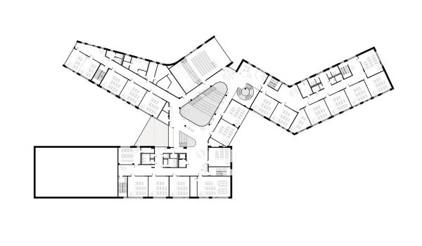 Private school QUANTUM. Plan of the 3 floor Copyright: Photograph  Evgeny Tkachenko / provided by ATRIUM Architects