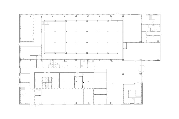 Физкультурно-оздоровительный комплекс ЖК New Питер. План 1 этажа © FUTURA-ARCHITECTS