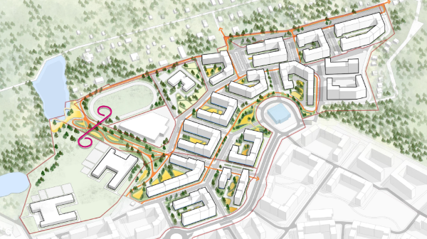 Laikovo housing complex, master plan Copyright:  Genpro