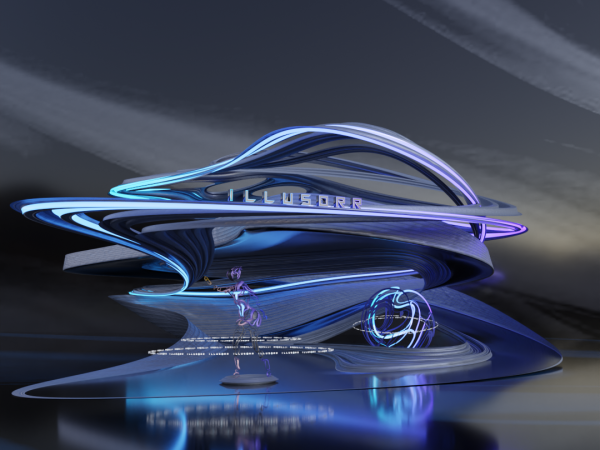 Swirlscape / Decentraland ILLUSORR          Presence of the Future 2023
