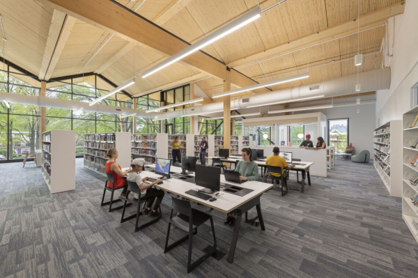 Washington, DC Southwest Public Library, , .  Perkins+Will Photo by  James Steinkamp Photography /  WAF