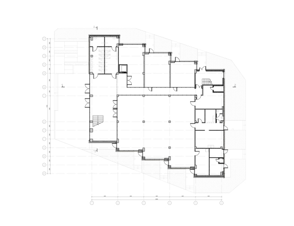 Apostolic Christian Church. Plan of the 1 floor Copyright:  SLOI Architects
