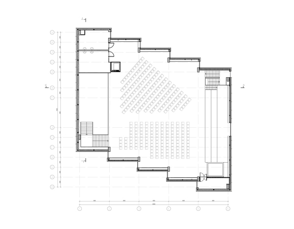 Apostolic Christian Church. Plan of the 2 floor Copyright:  SLOI Architects