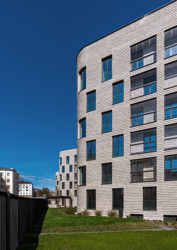 The Depo housing complex in Minsk, 3 buildings on Kiseleva Street, 6th stage (1st stage of construction) Copyright:  Sergey Skuratov ARCHITECTS