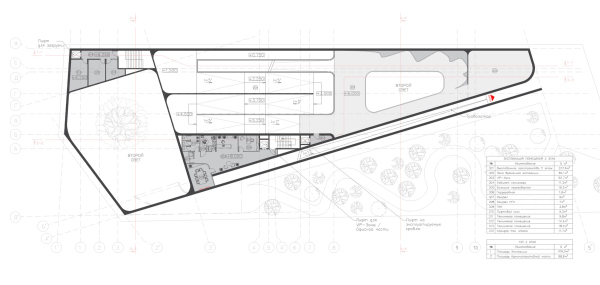 EXPO pavilion in Osaka. The Russian soul. The floor plan at +8.000 elevation Copyright:  ASADOV Architects