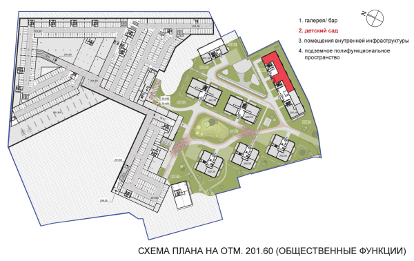 The Depo housing complex in Minsk, architectural concept, 2020 Copyright:  Sergey Skuratov ARCHITECTS