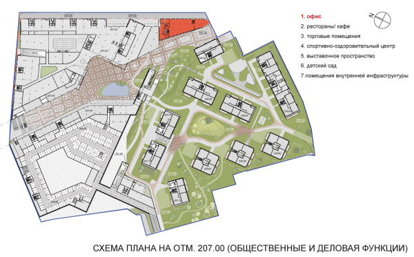 The Depo housing complex in Minsk, architectural concept, 2020 Copyright:  Sergey Skuratov ARCHITECTS