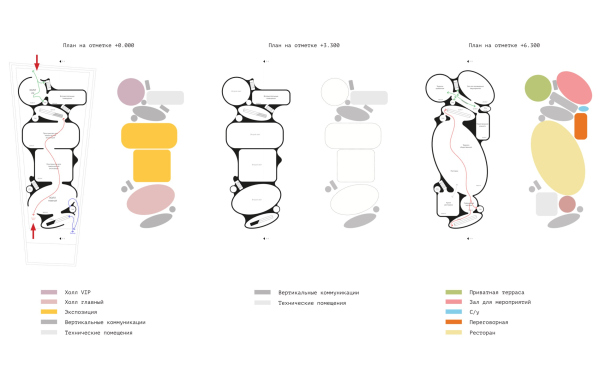 Russia Pavilion at the EXPO in Osaka. The competition draft for the preliminary concept. “Mirage” pavilion Copyright:  Novoe Architects